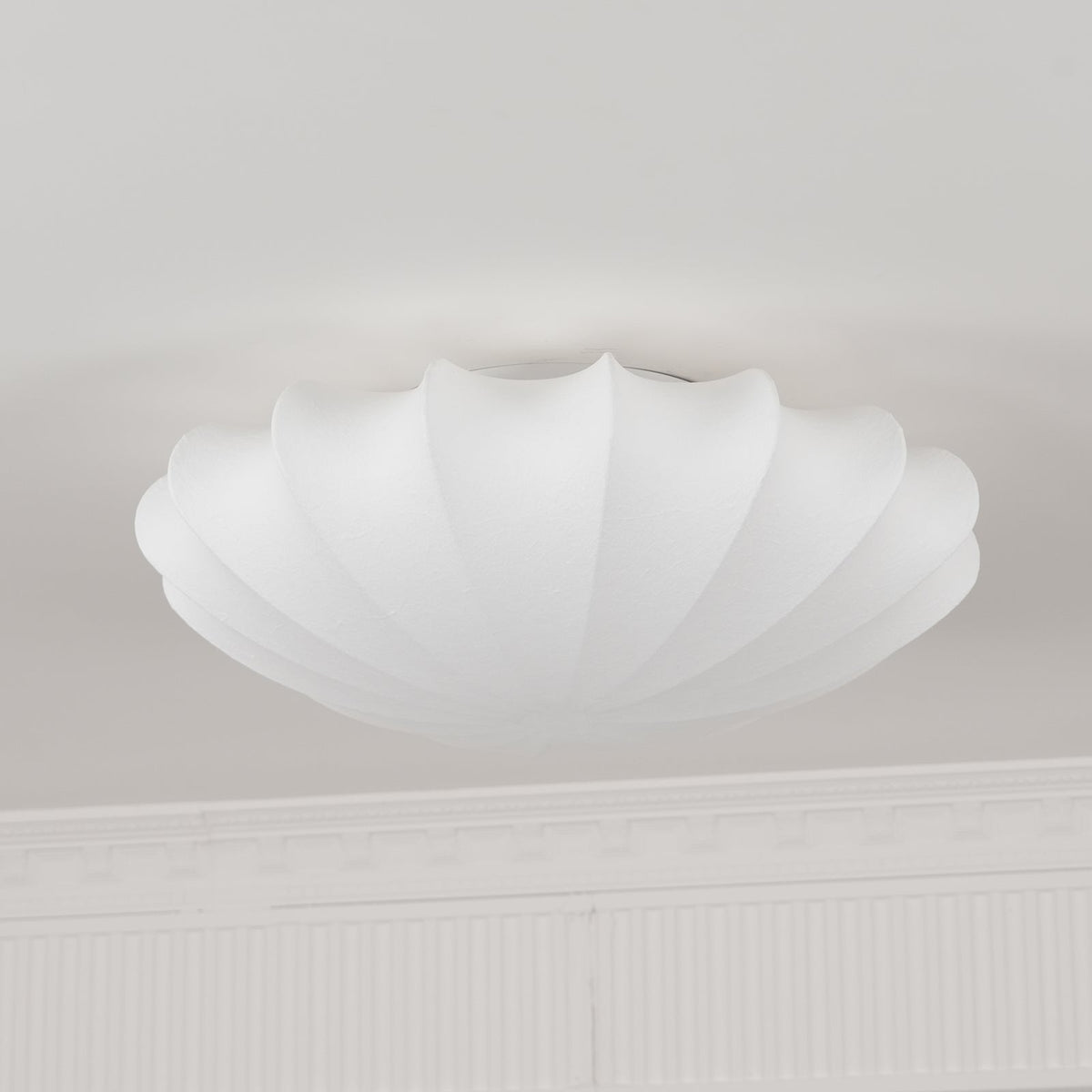 Miriveria plafondlamp stofkap sculpturale elegante
