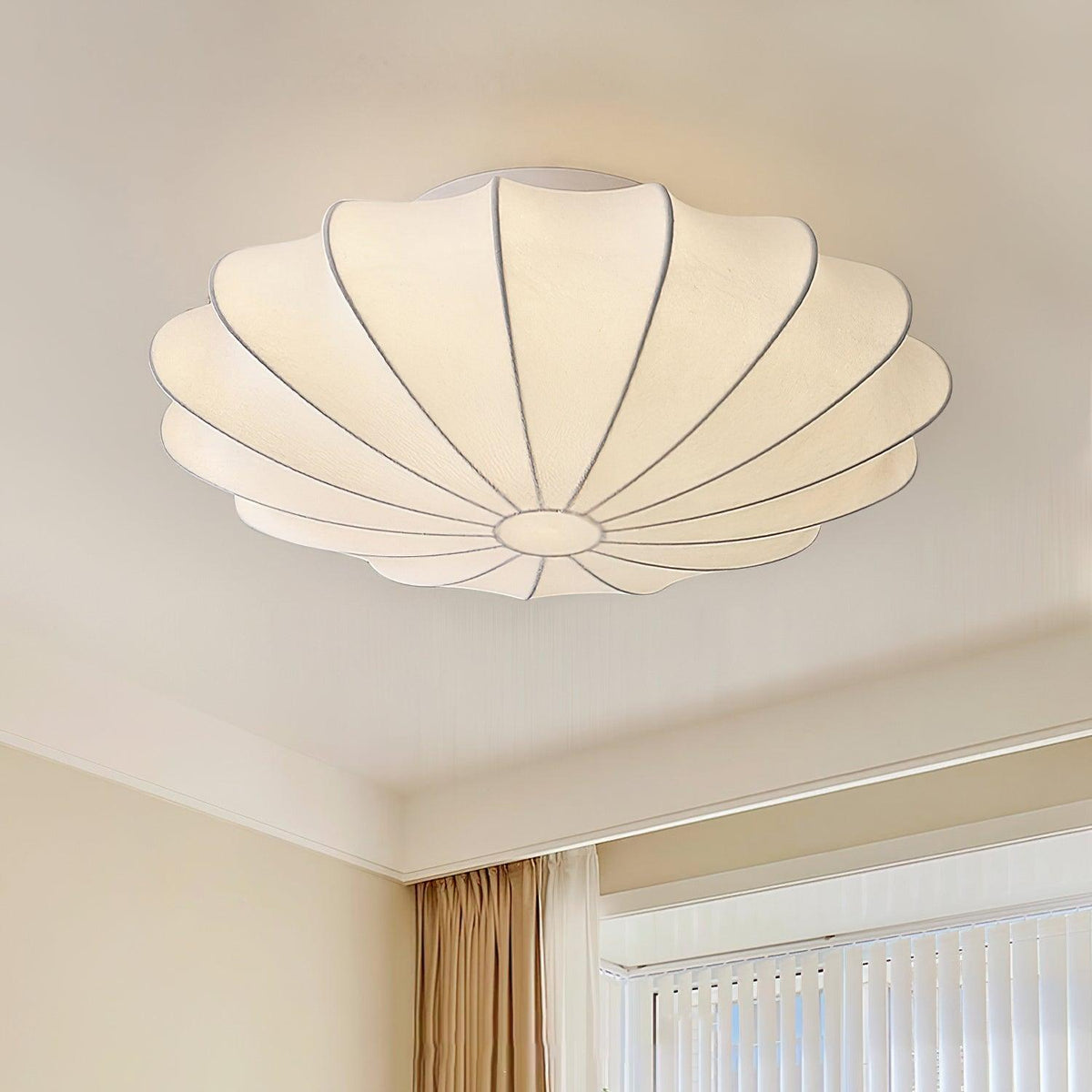 Miriveria plafondlamp stofkap sculpturale elegante