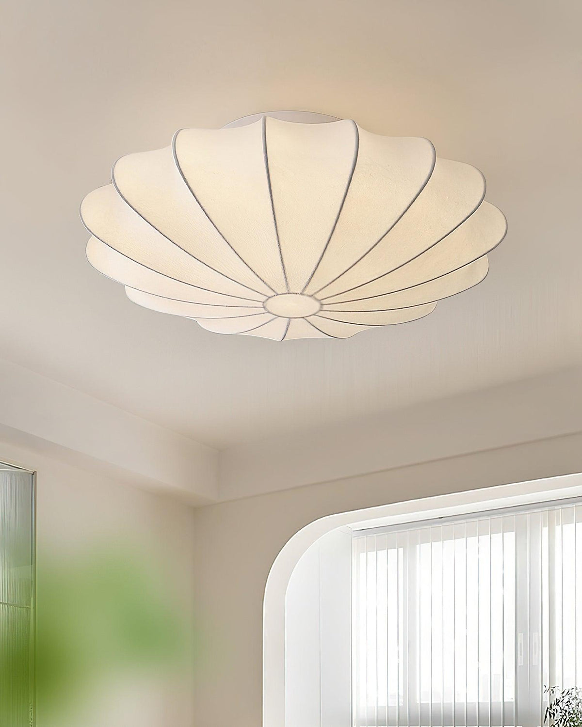 Miriveria plafondlamp stofkap sculpturale elegante