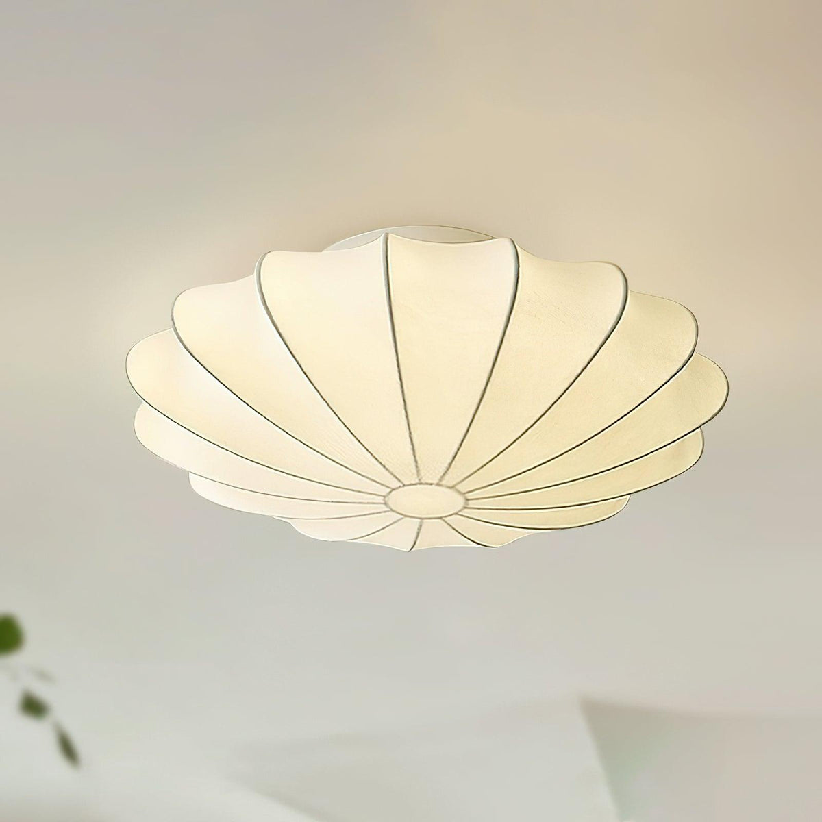 Miriveria plafondlamp stofkap sculpturale elegante