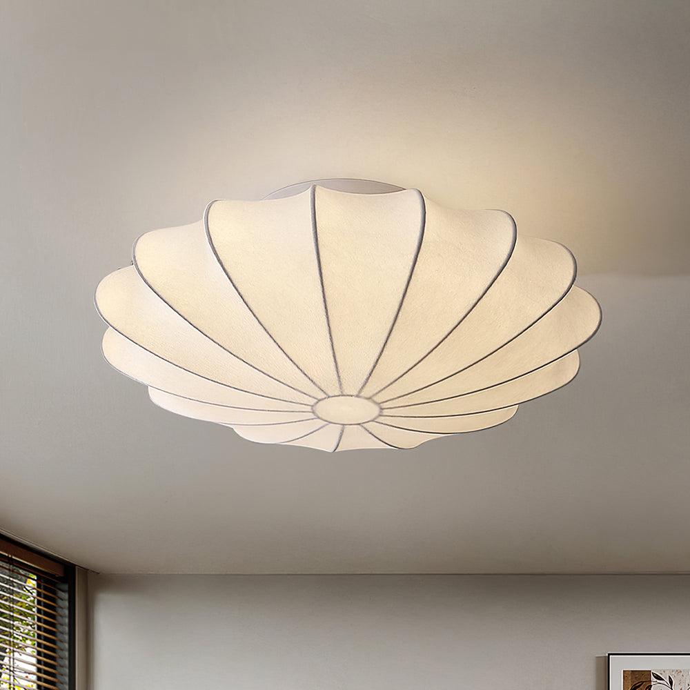 Miriveria plafondlamp stofkap sculpturale elegante