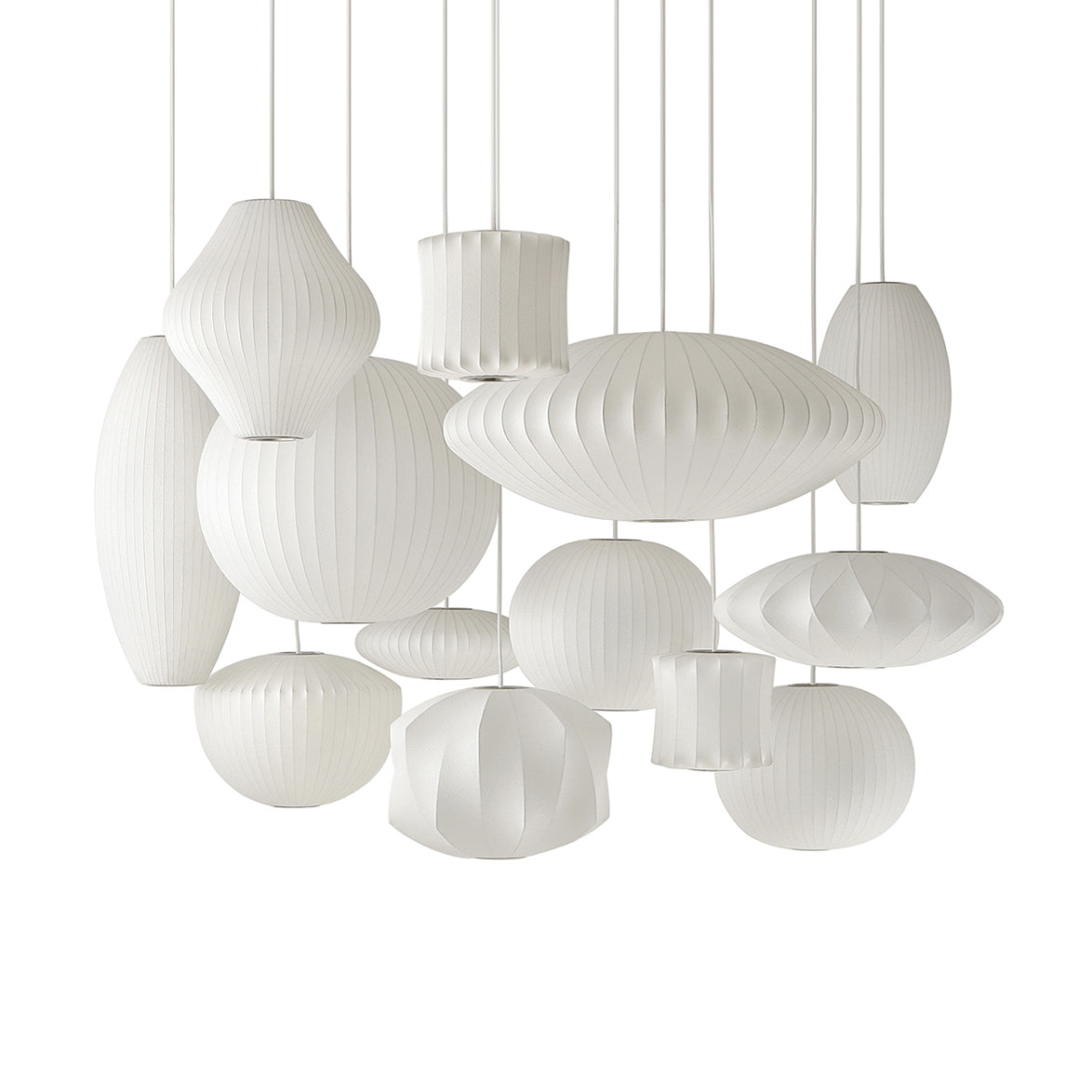 Nebula Bubble Mulberry Silk hanglamp