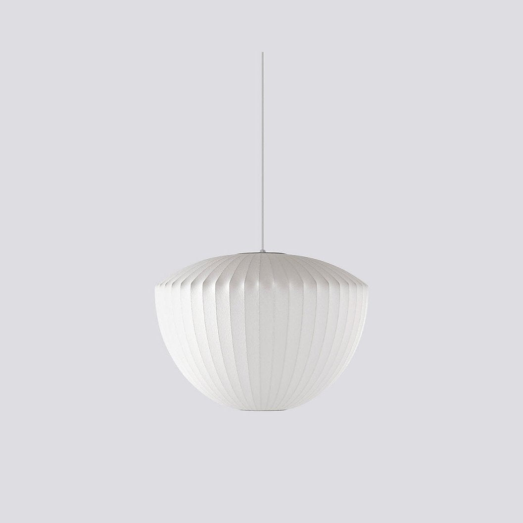 Bis hanglamp van zijde en staal