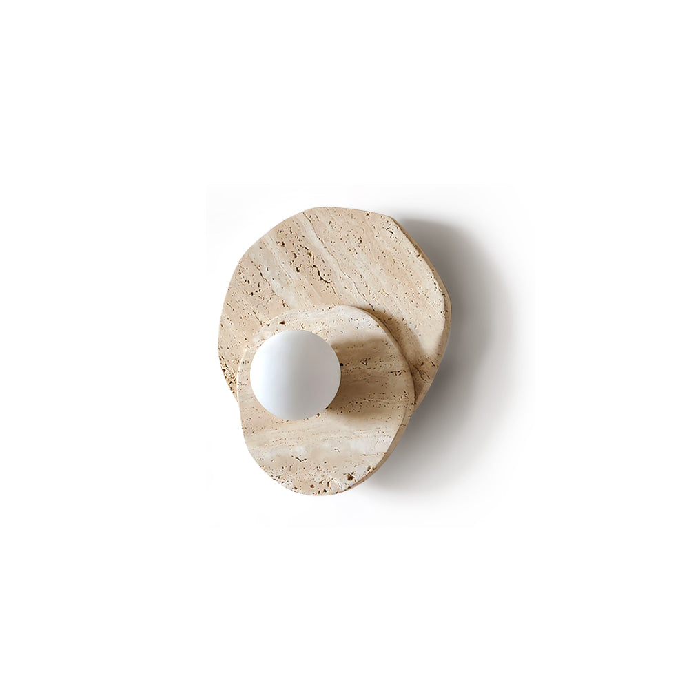Tavinielle wandlamp travertin Layered Wabi-sabi Esthetiek