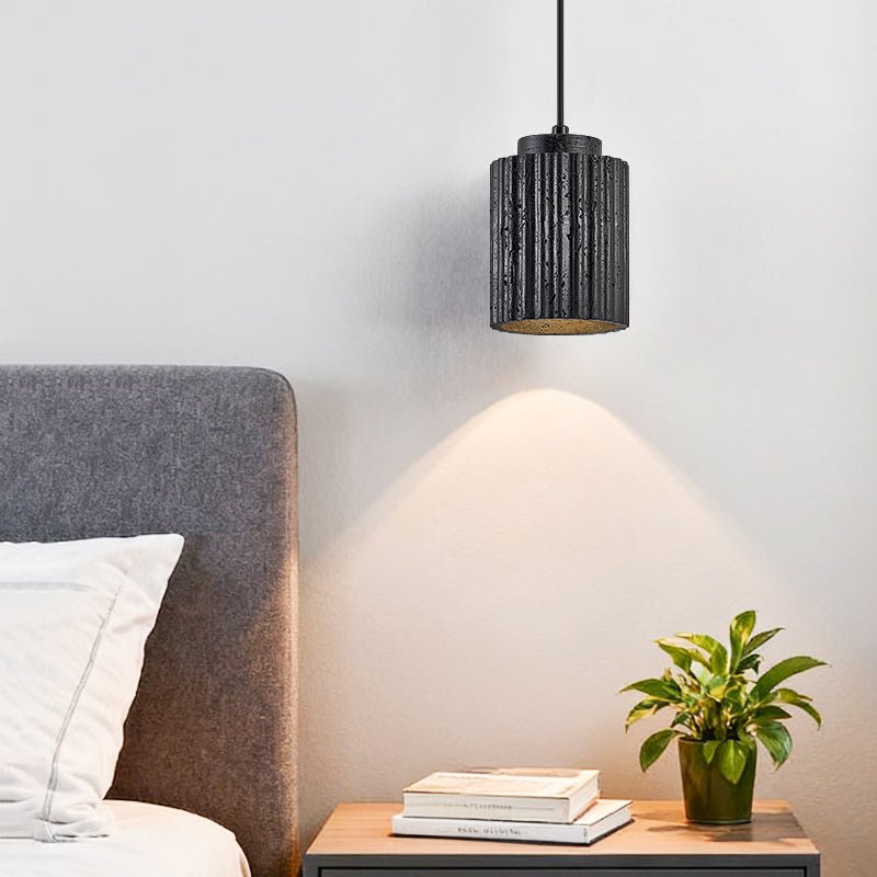 Hirb Ridge Zwart travertin hanglamp