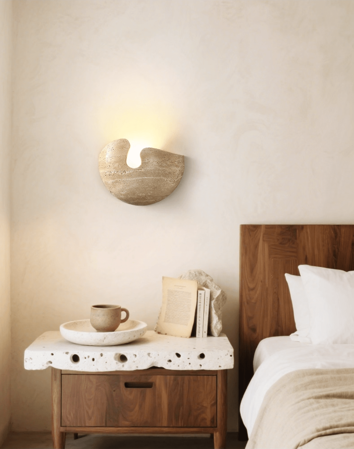 Pearl Stone wandlamp