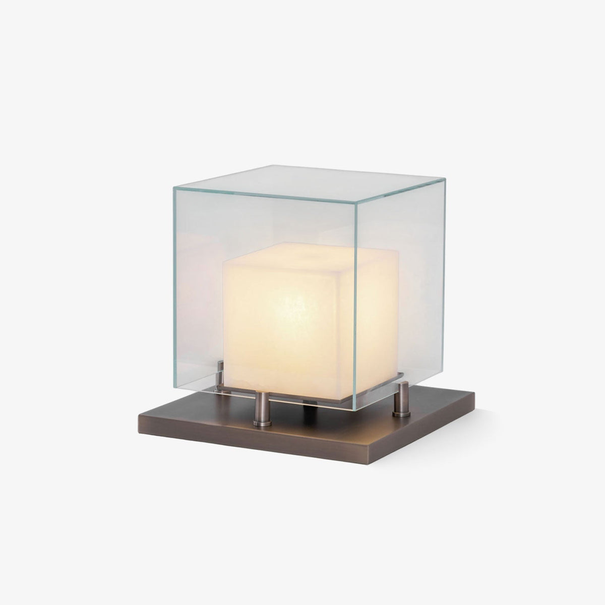 Cubo albasten tafellamp