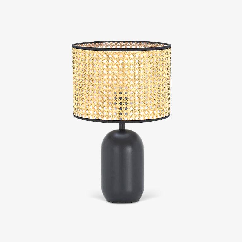 Ravarielle moderne tafellamp van bamboe