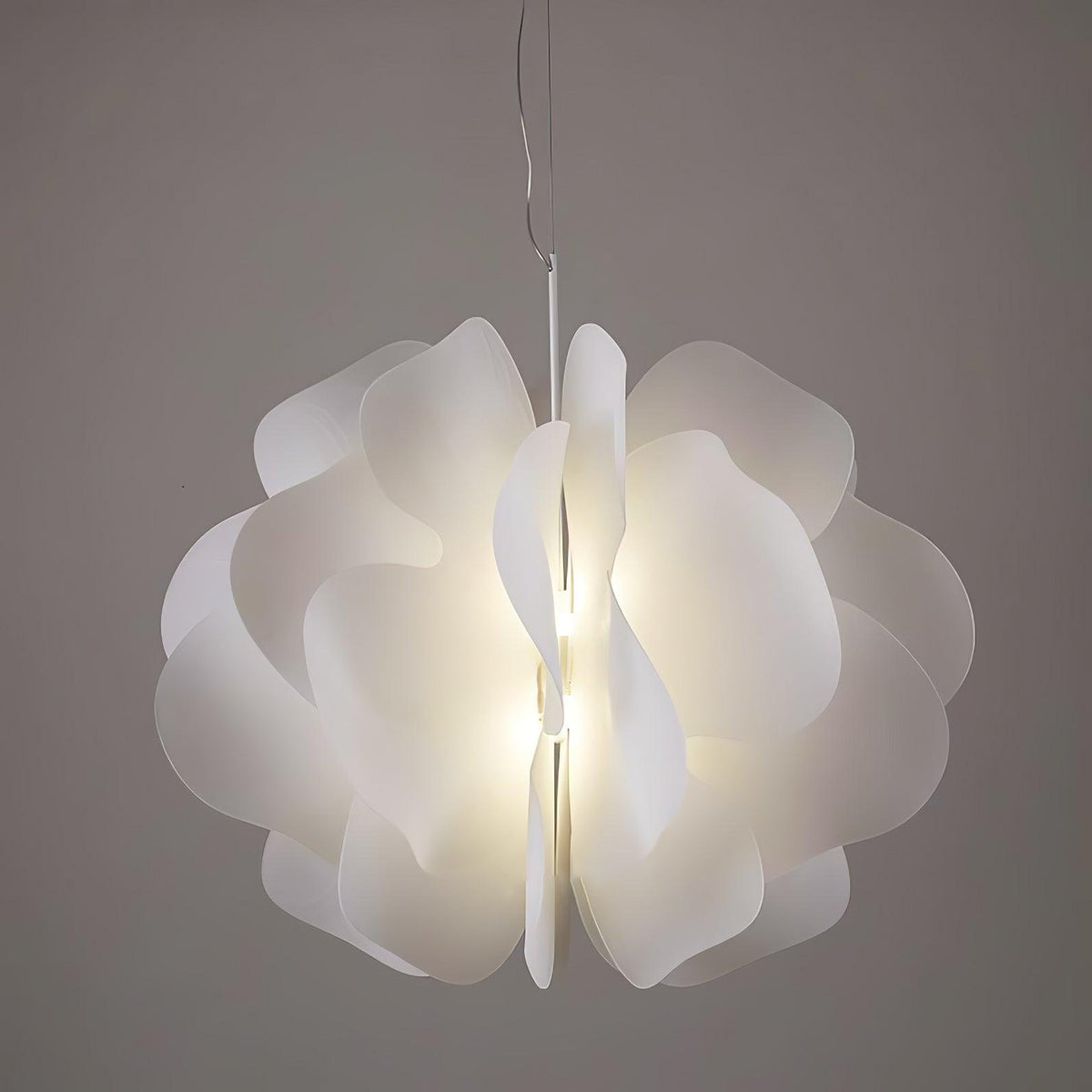Orelisiella hanglamp plastic bloemmotief