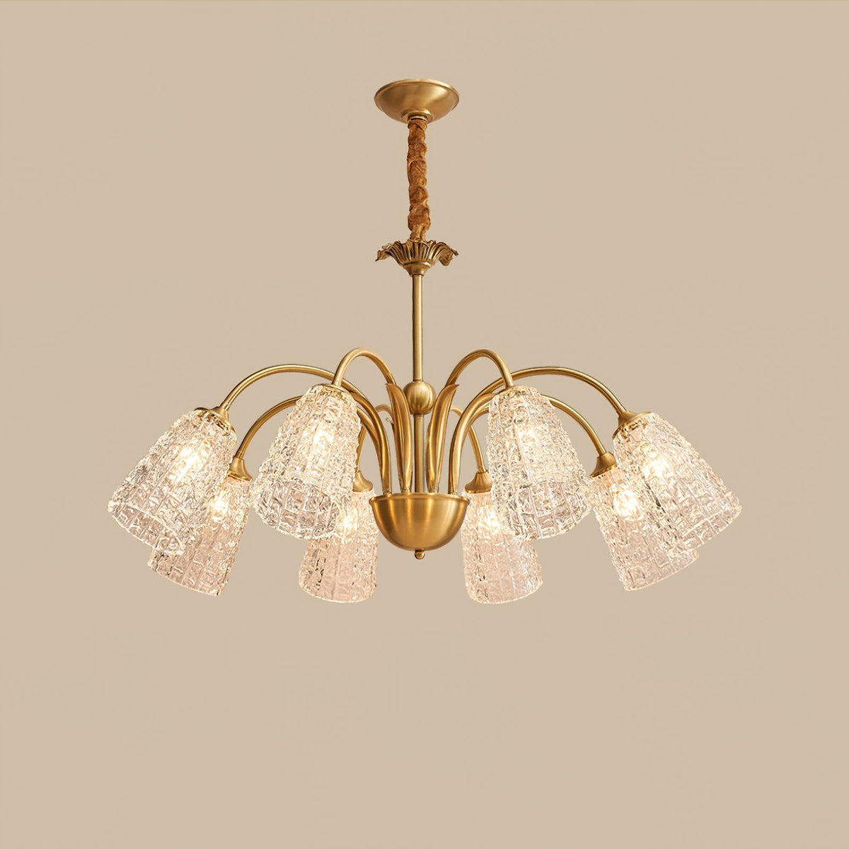 Celiella Vintage glas Kroonluchter