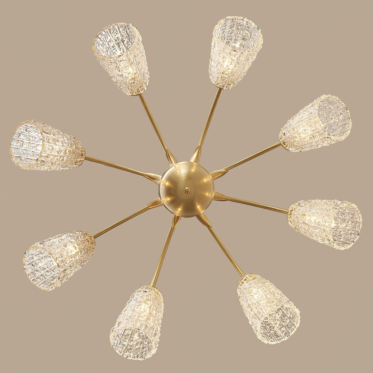 Celiella Vintage glas Kroonluchter