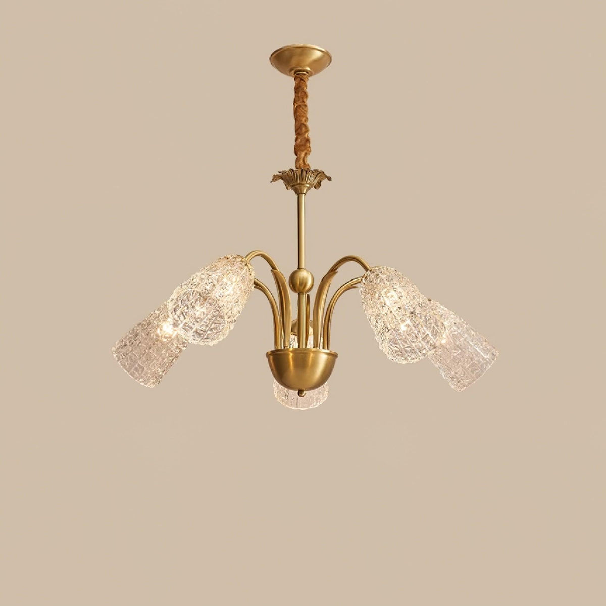 Celiella Vintage glas Kroonluchter
