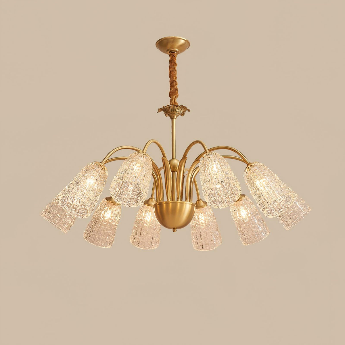 Celiella Vintage glas Kroonluchter