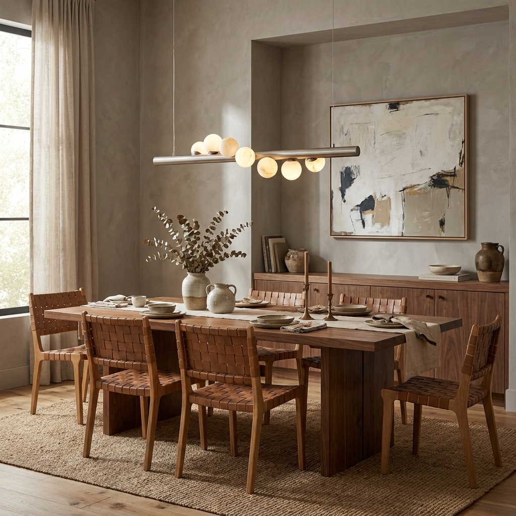 Isenford albast hanglamp voor in de vorm van een staaf