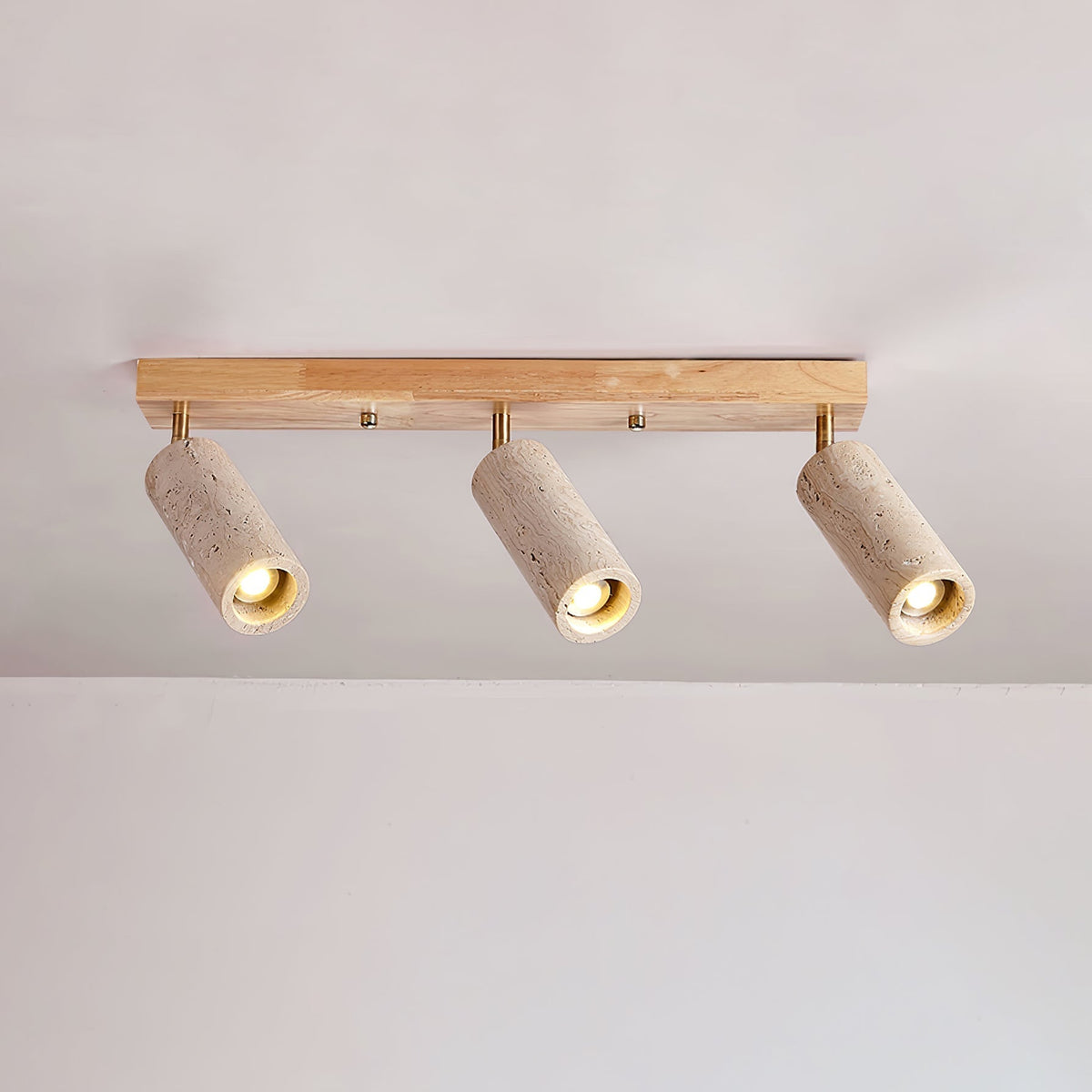 Tavalette Multi-Cylinder travertin Track Light