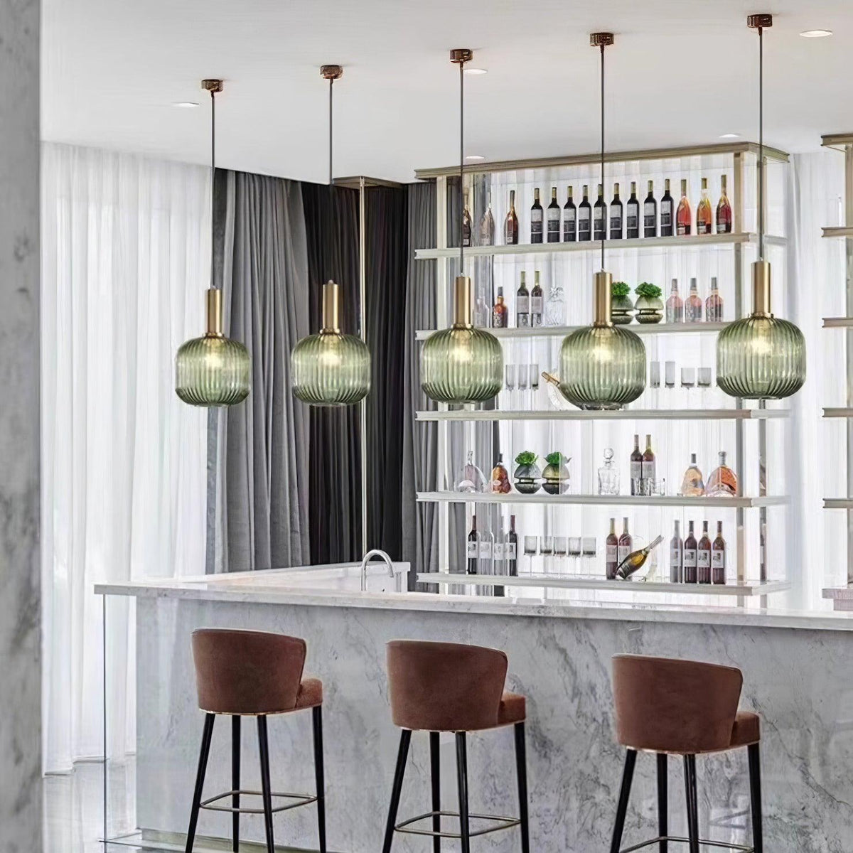 Miralelia Ribbed hanglamp