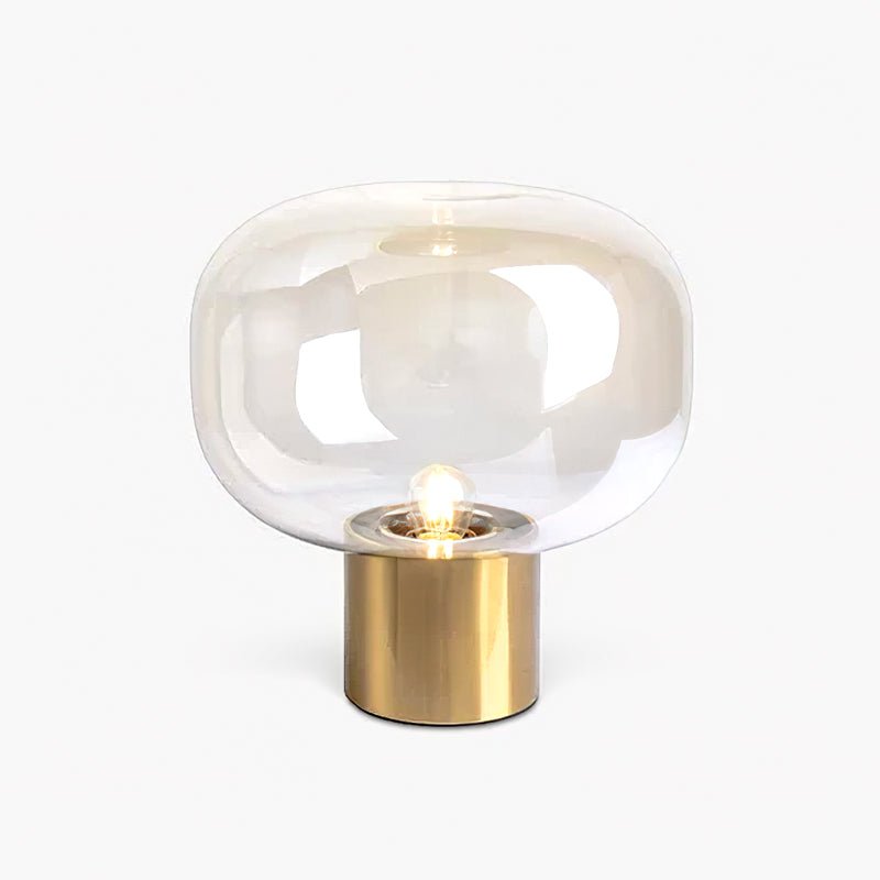 Teloz Industriële tafellamp van glas