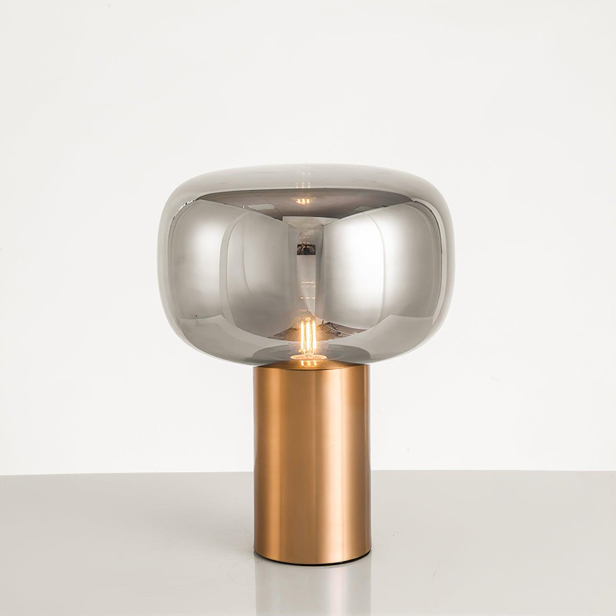 Teloz Industriële tafellamp van glas