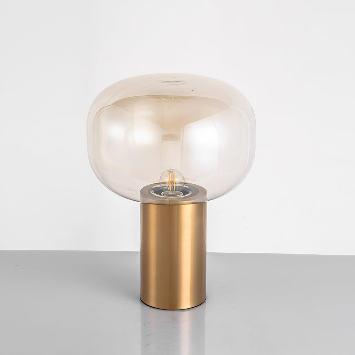 Teloz Industriële tafellamp van glas