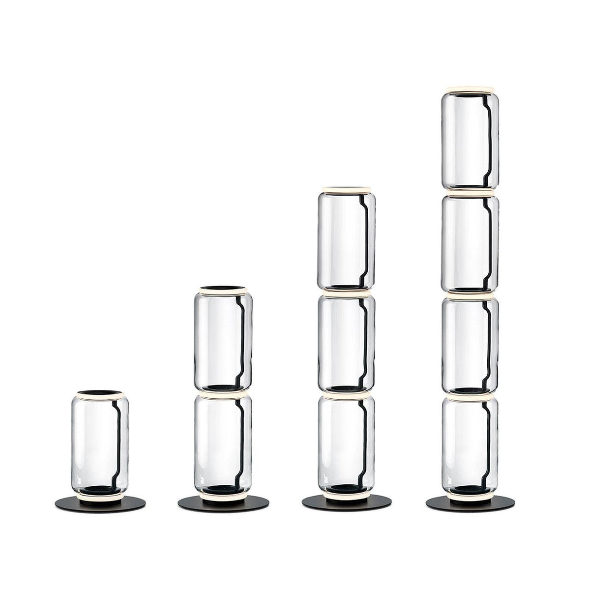 Cyrilys vloerlamp bamboe glas