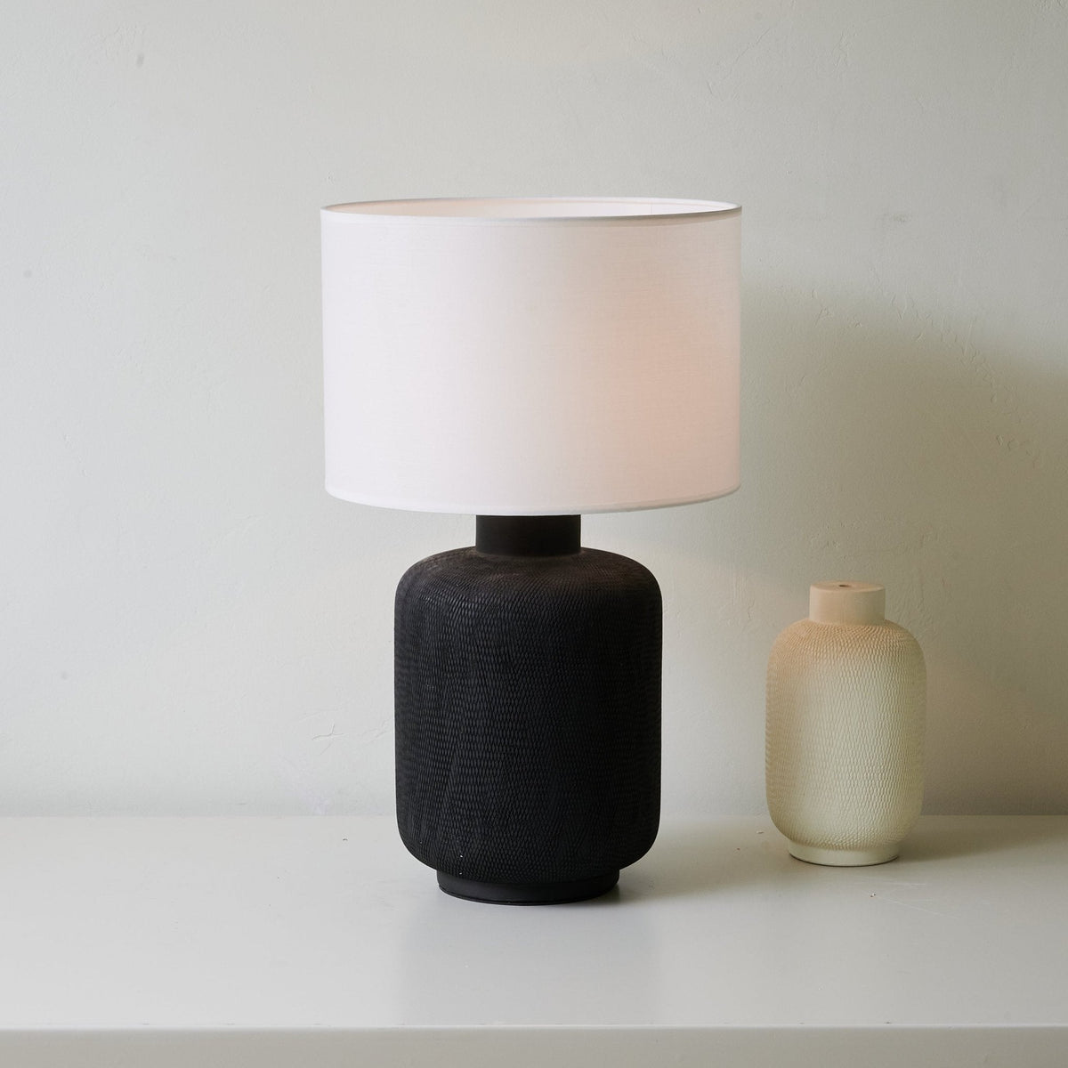 Burce Moderne tafellamp van keramiek