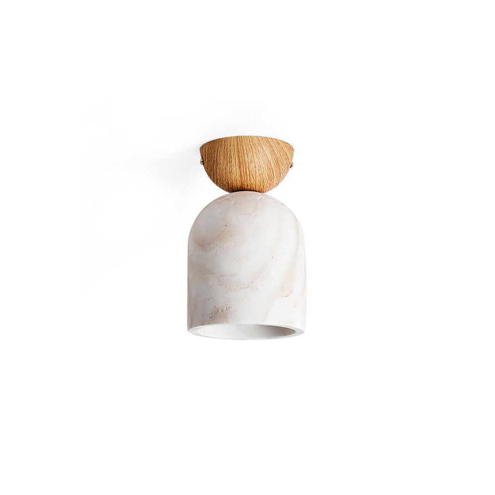 Linora travertin plafondlamp