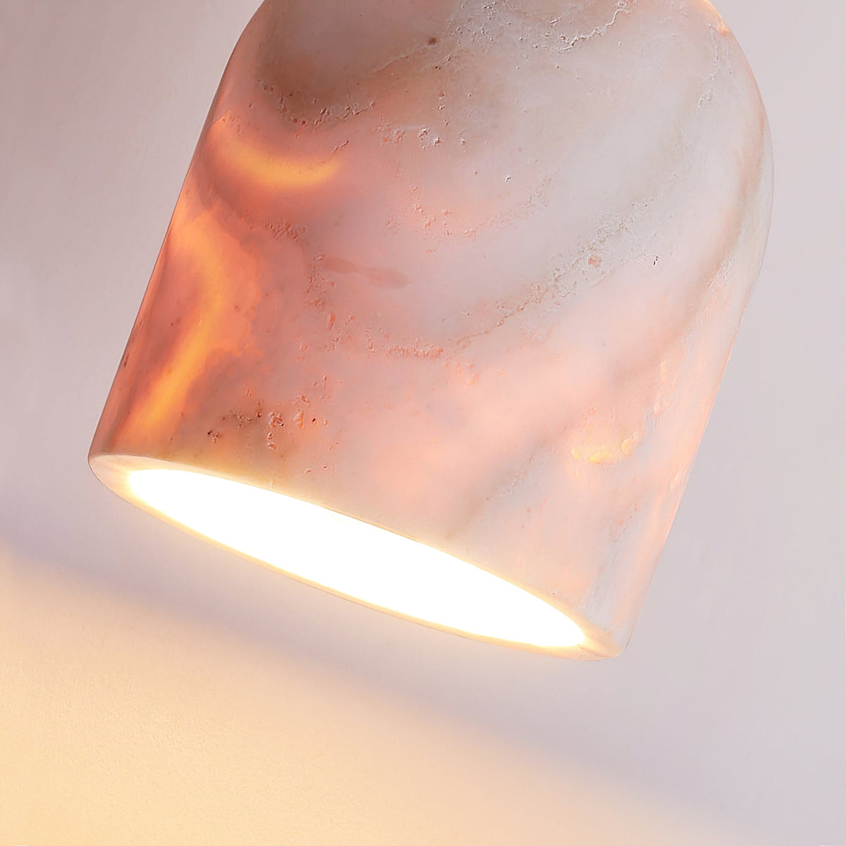 Linora travertin plafondlamp