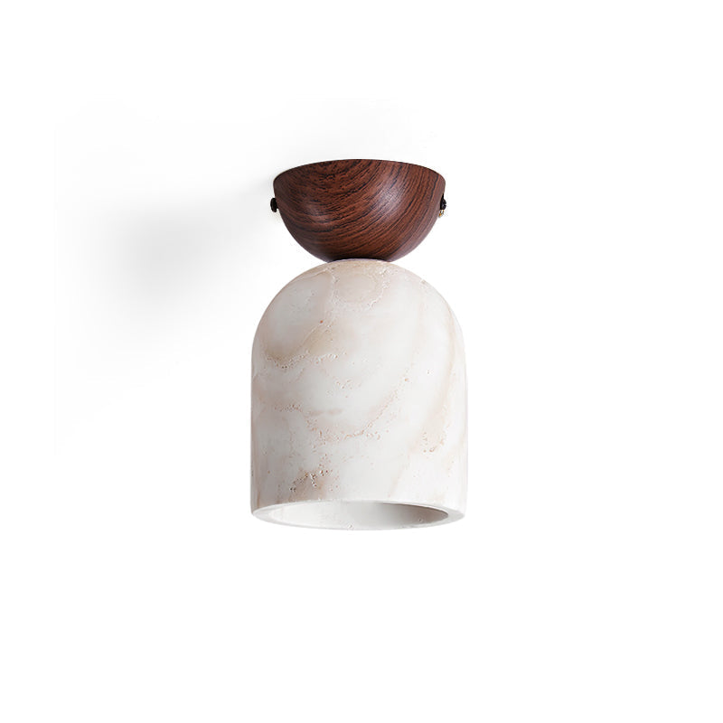 Linora travertin plafondlamp