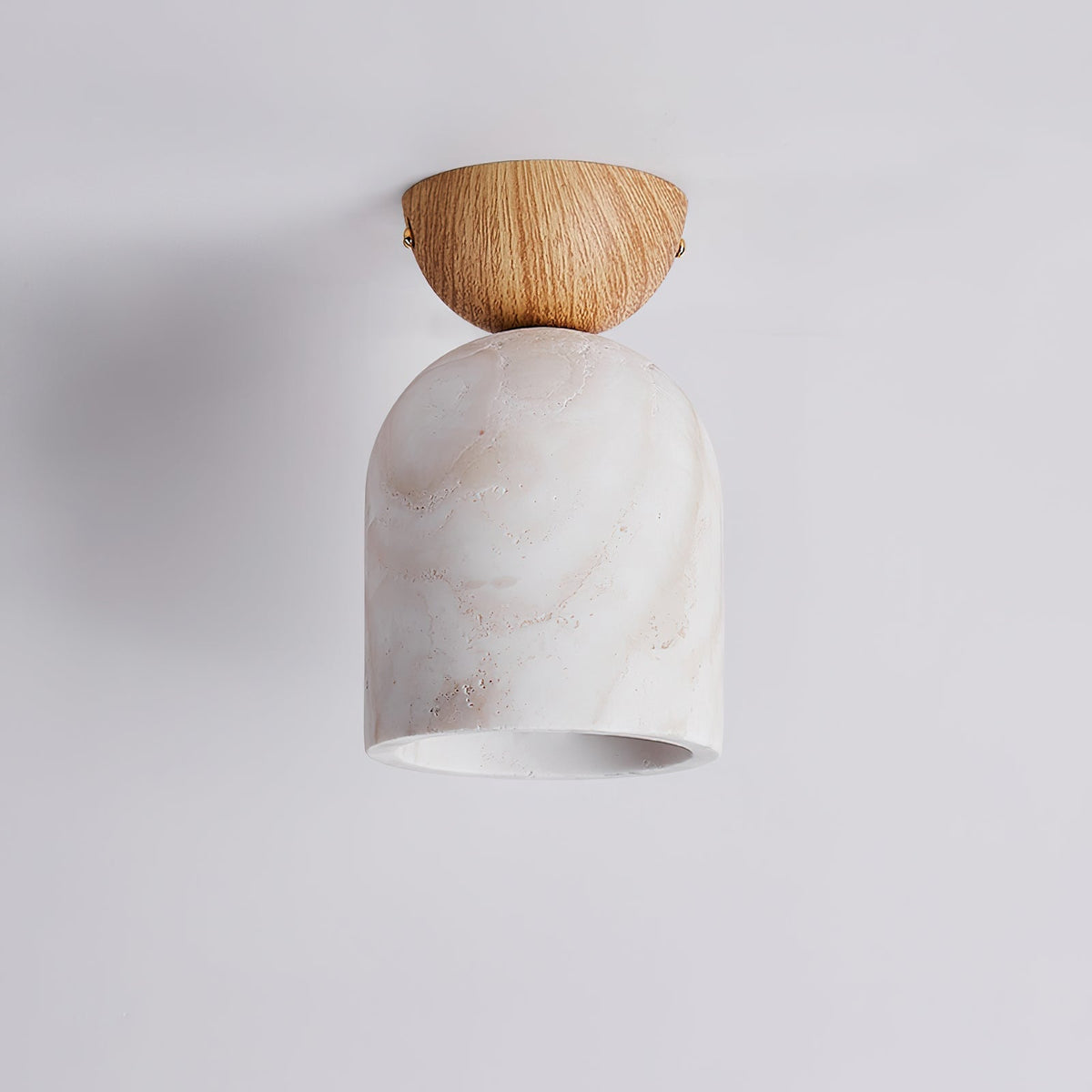 Linora travertin plafondlamp