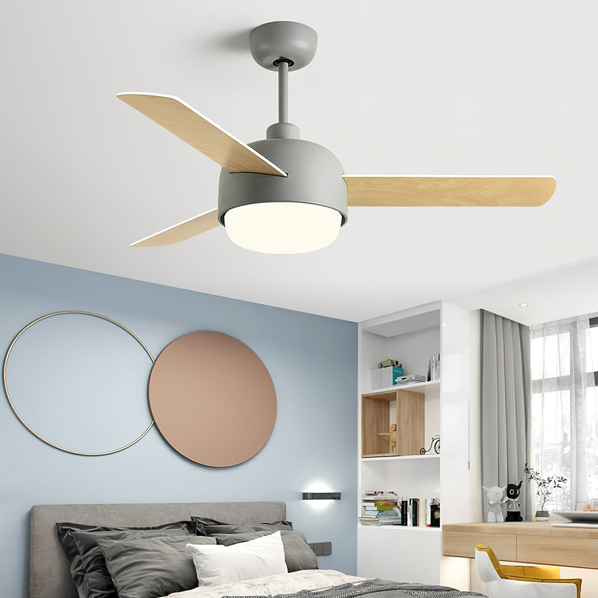 Cirareon plafondventilator met verlichting