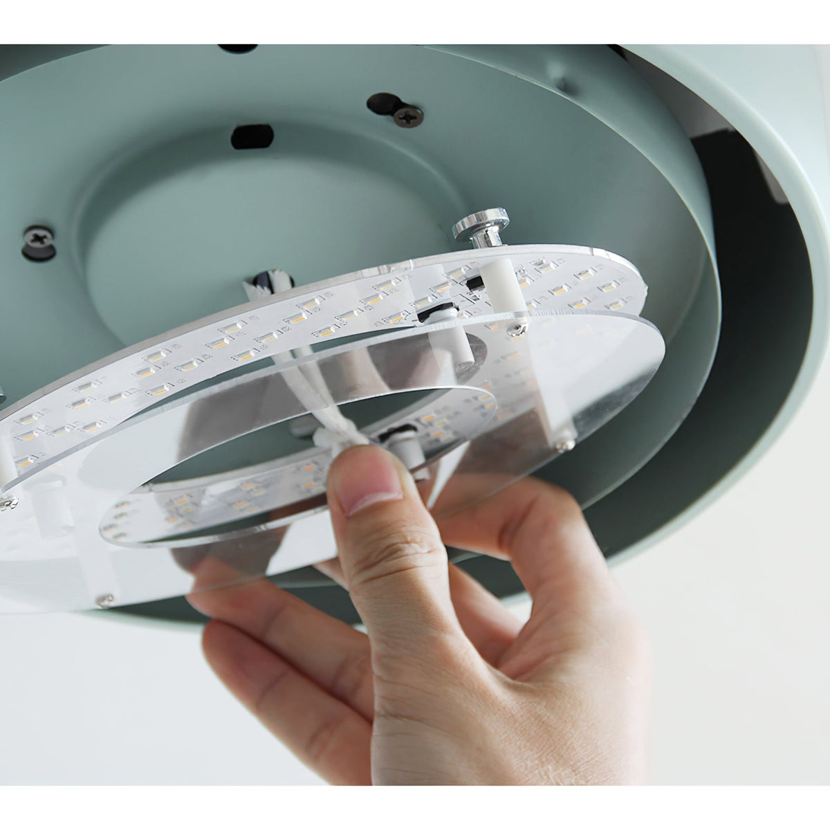 Cirareon plafondventilator met verlichting