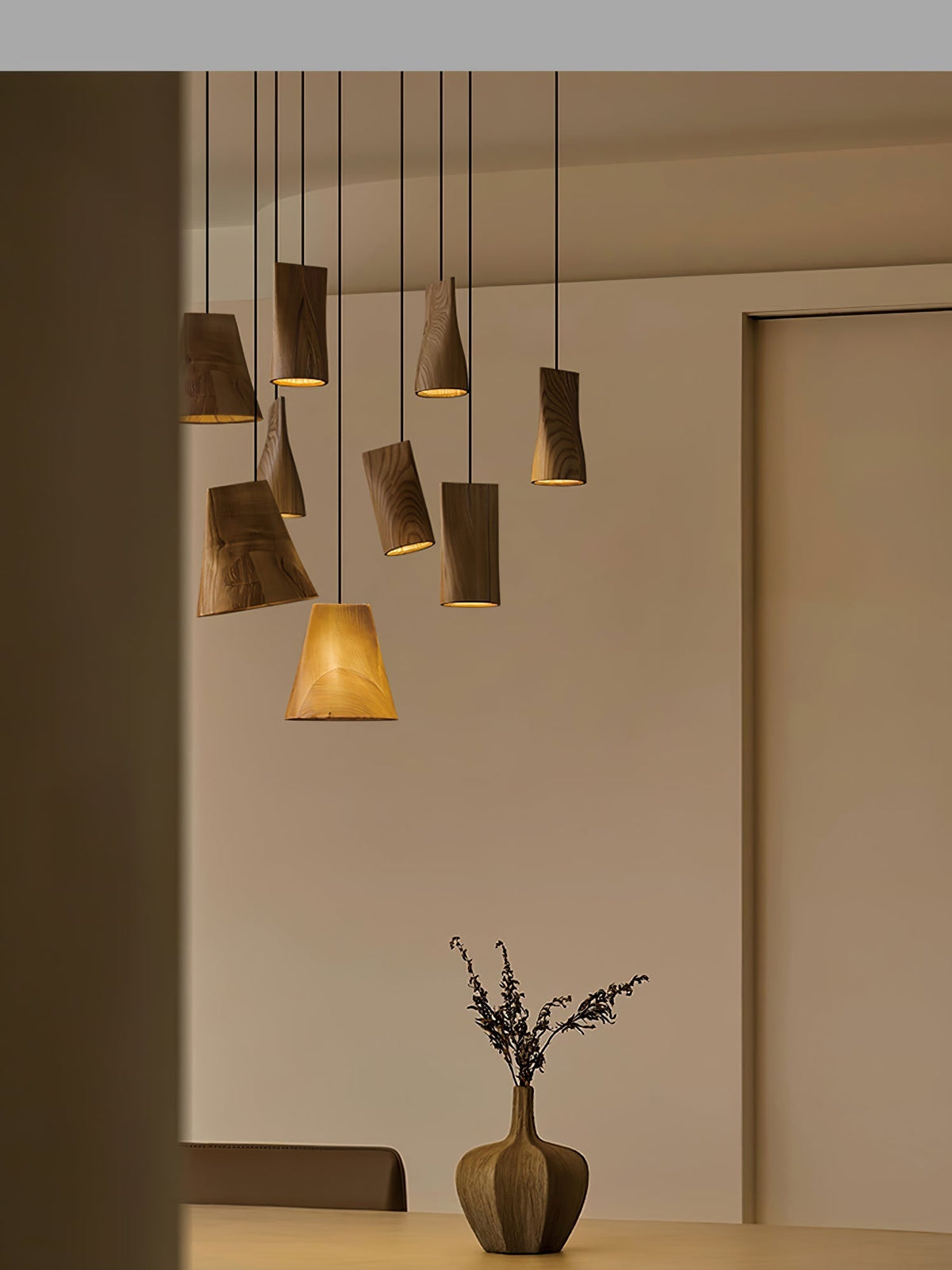 Sylorena Rustic Houten hanglamp