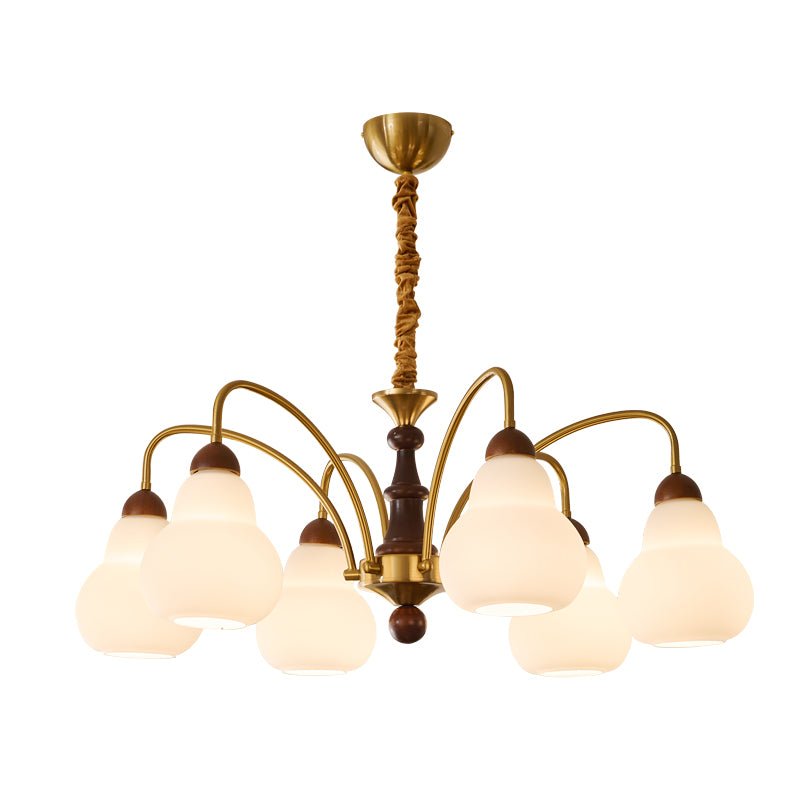 Novelle Traditionele Elegantie Vintage Hout Kroonluchter