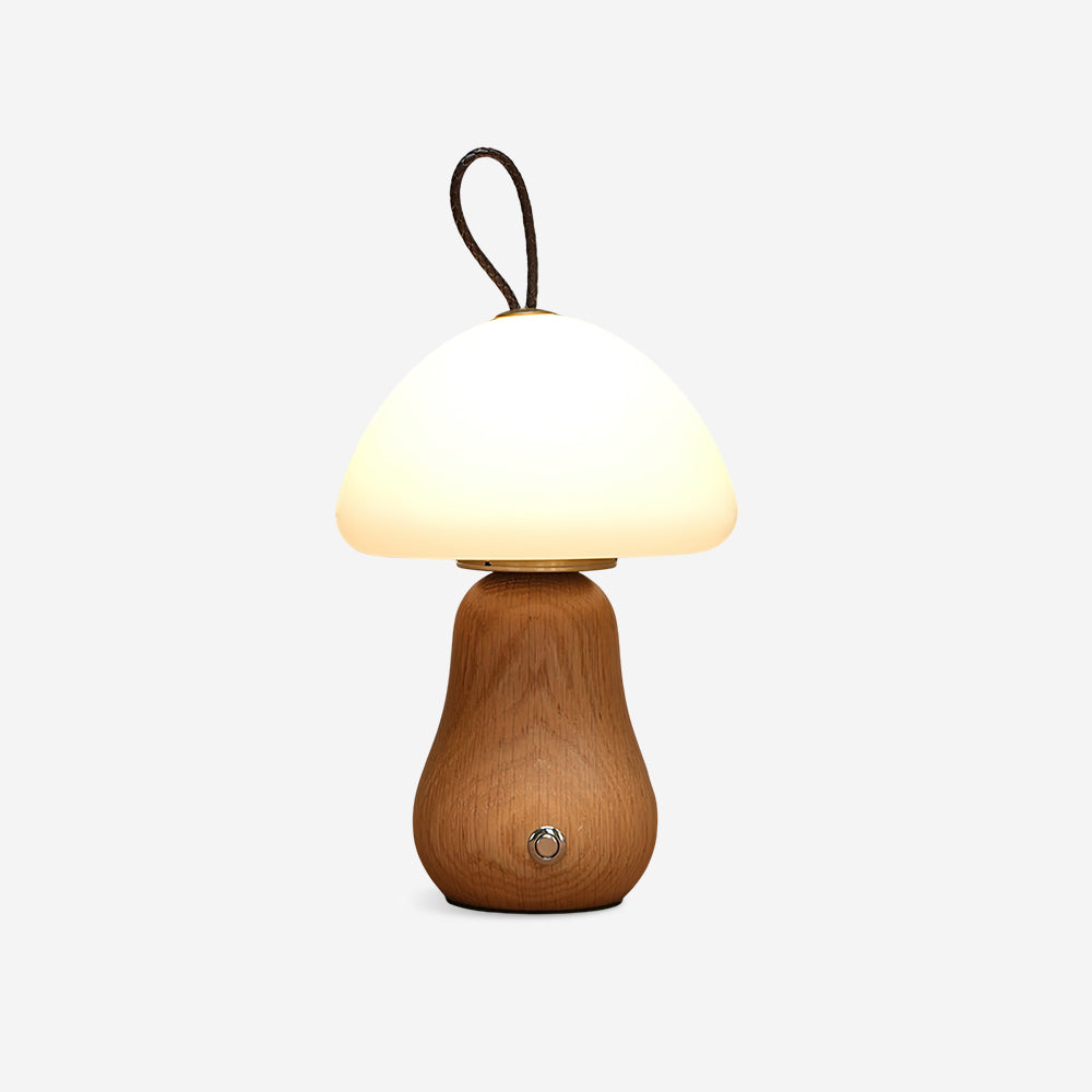 Renerina tafellamp houtkleur