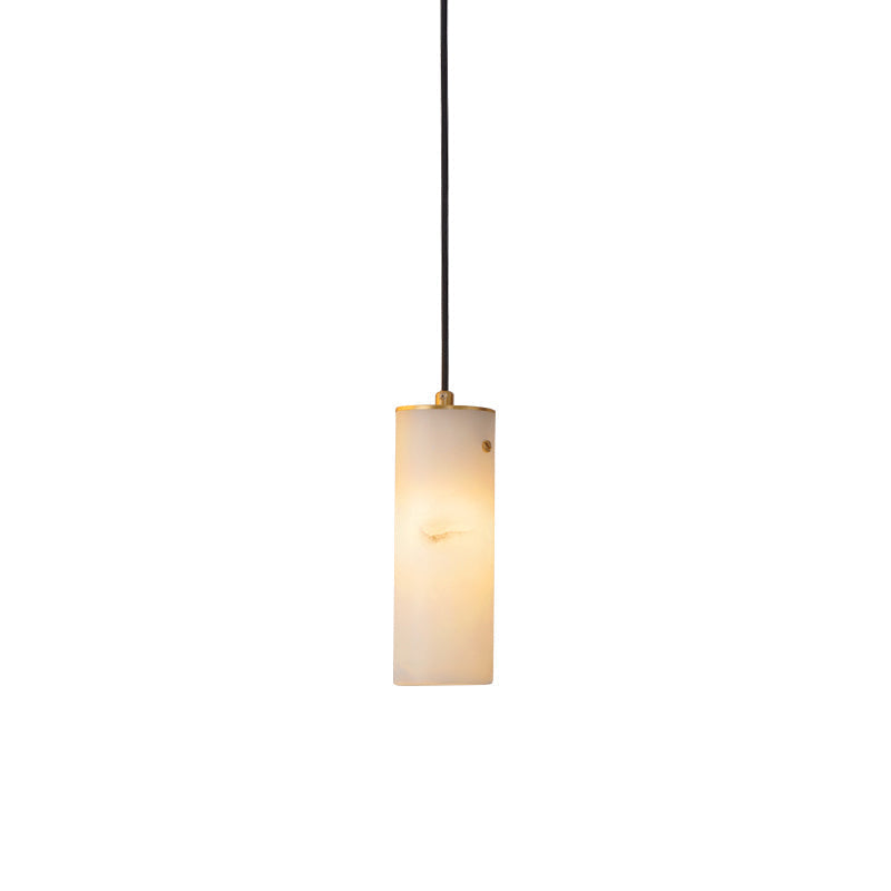 Lyvina verticale hanglamp van albast