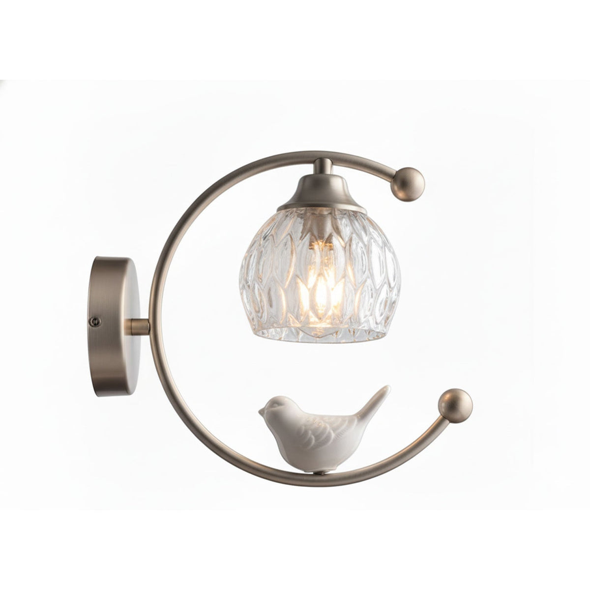 Felix Linearo Artistiek Keramiek Vogel Wandlamp