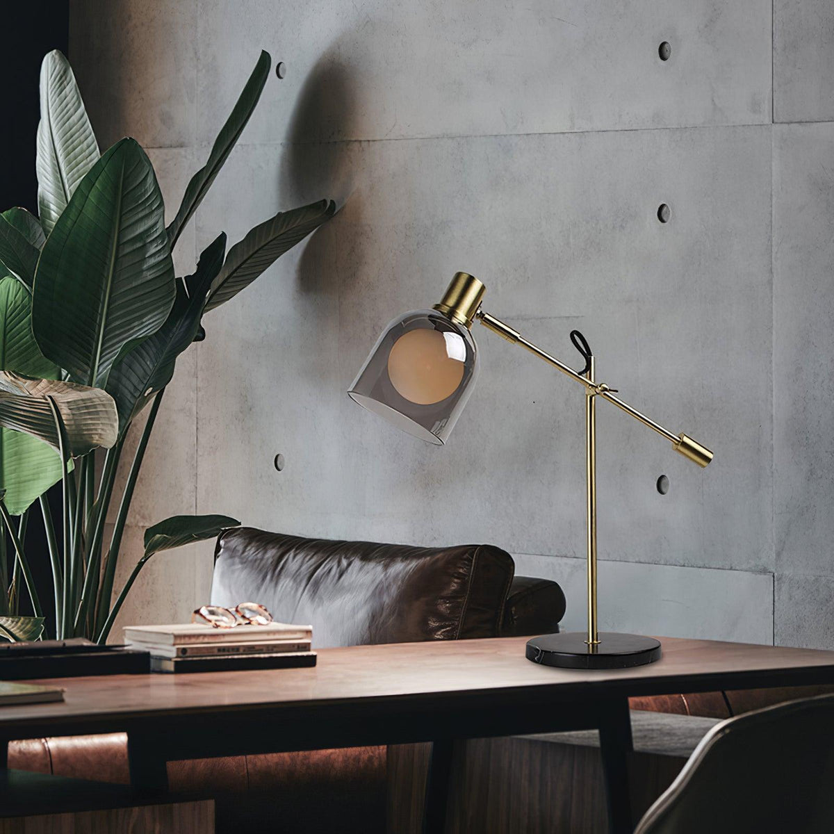 Locor tafellamp met marmeren afwerking