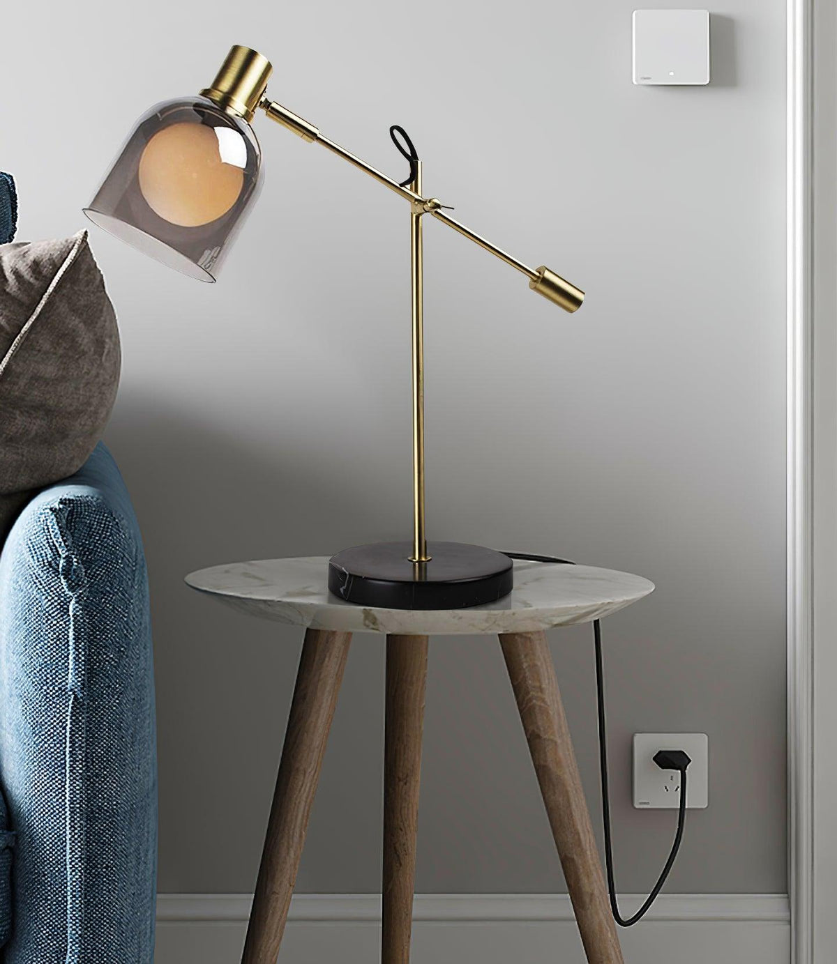 Locor tafellamp met marmeren afwerking