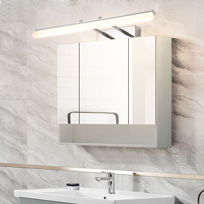 Leigh Moderne Minimalistisch Rechthoekige Wandlamp Zwart/Zilver Metaal