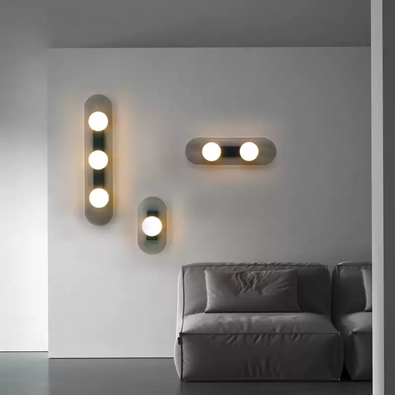 Arderora wandlamp modulaire schijf van metaal