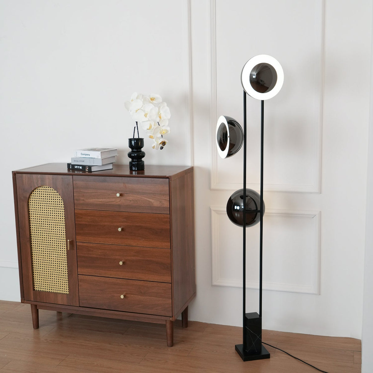Alio Moderne vloerlamp van marmer