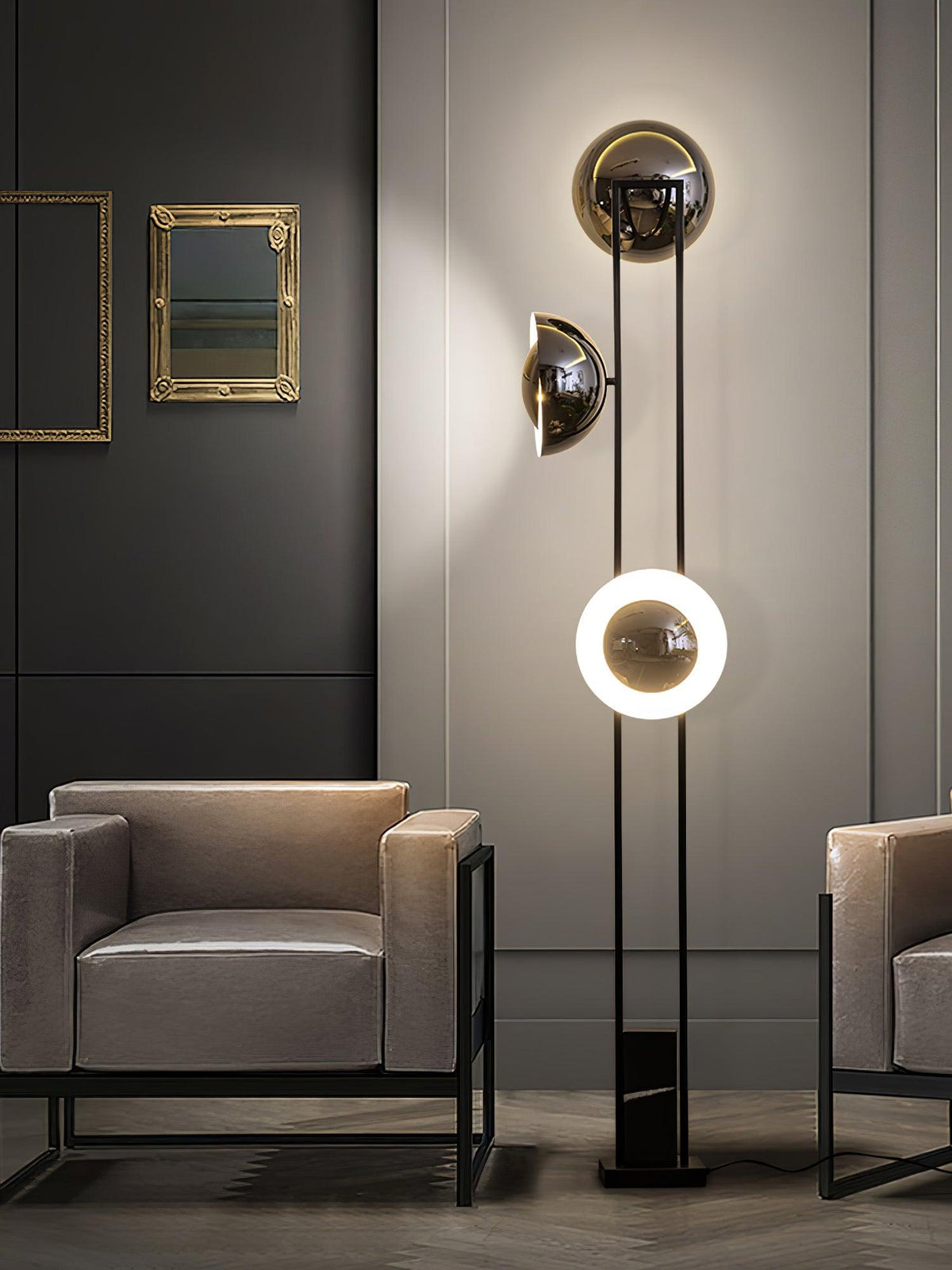 Alio Moderne vloerlamp van marmer