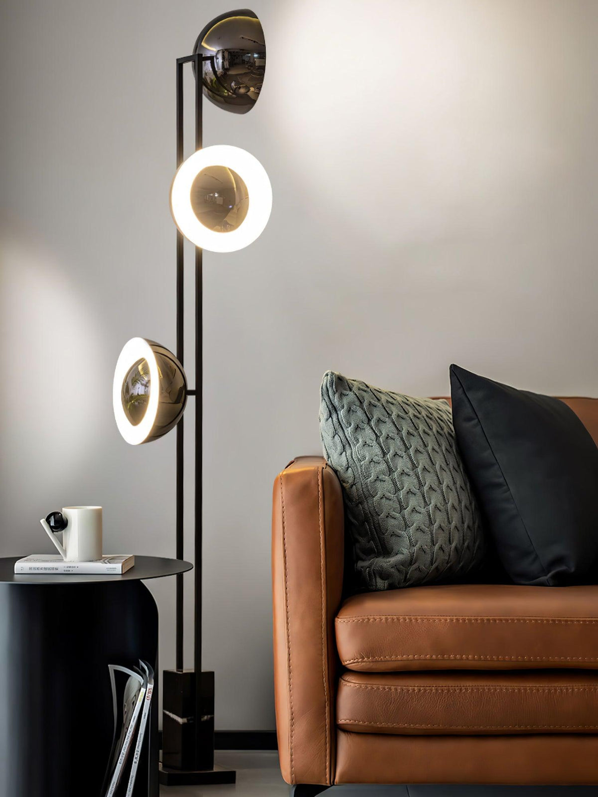 Alio Moderne vloerlamp van marmer