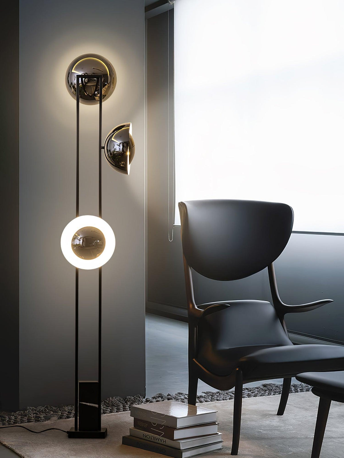 Alio Moderne vloerlamp van marmer