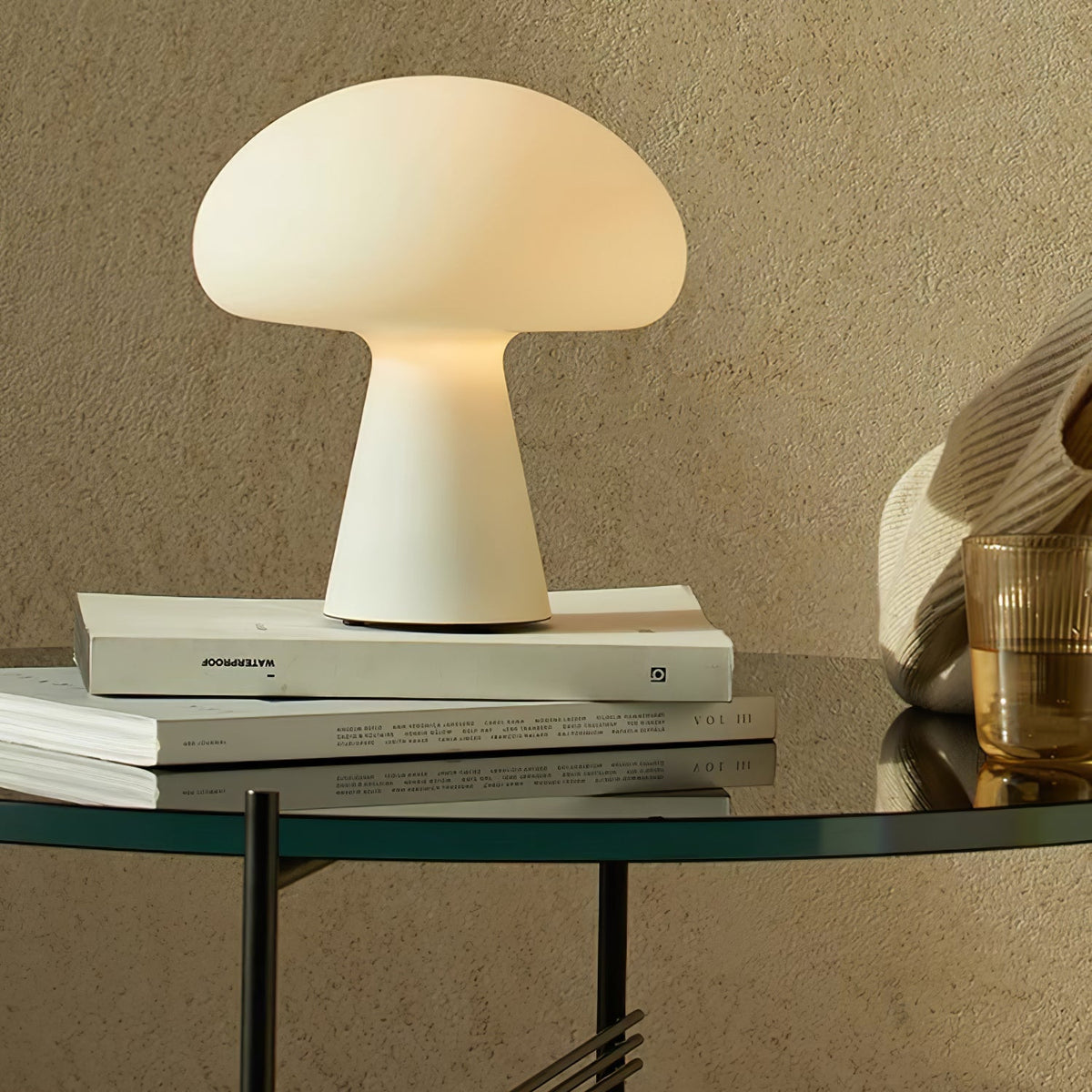 Ombra Whimsical tafellamp met glazen kap