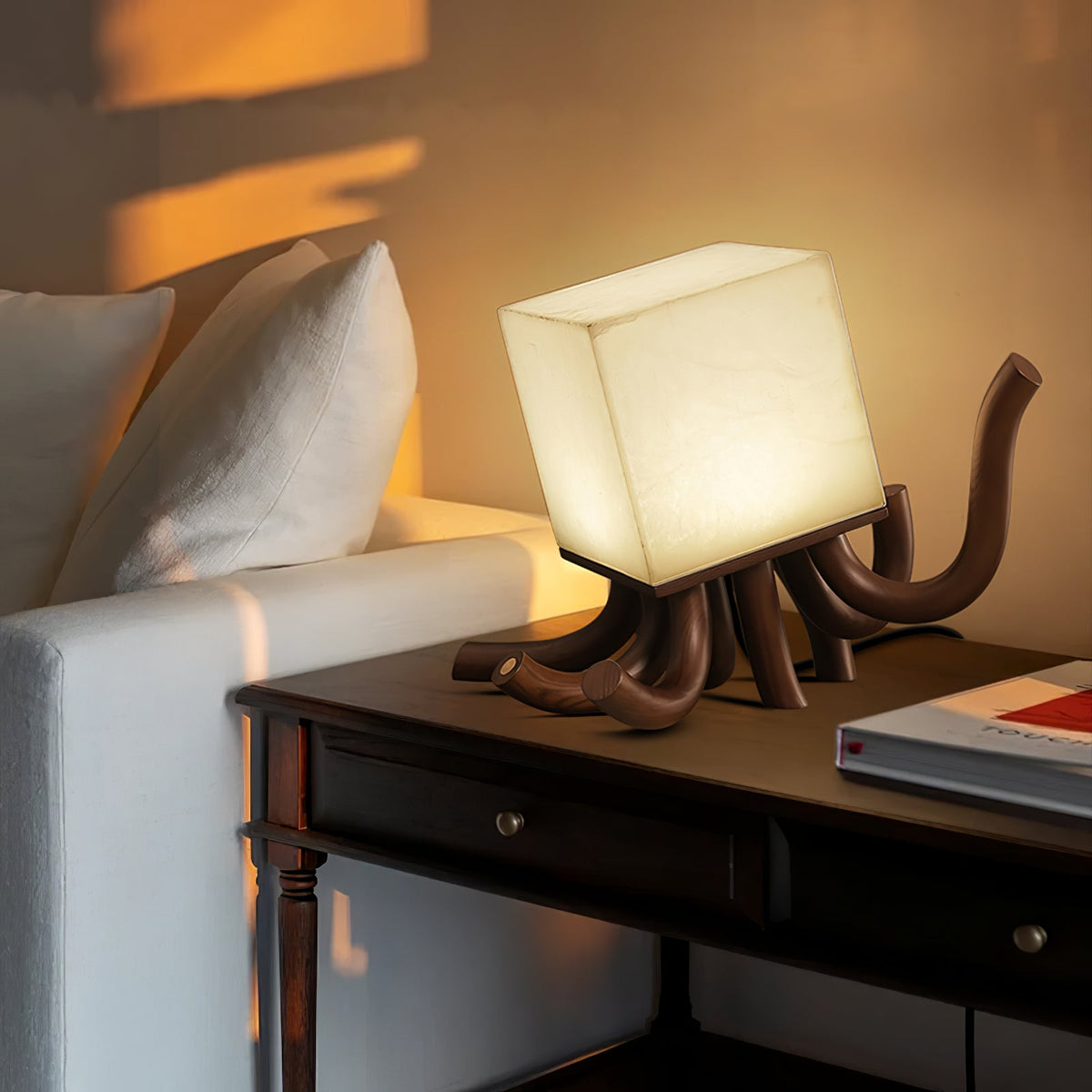 Dravk Tentacle albasten tafellamp