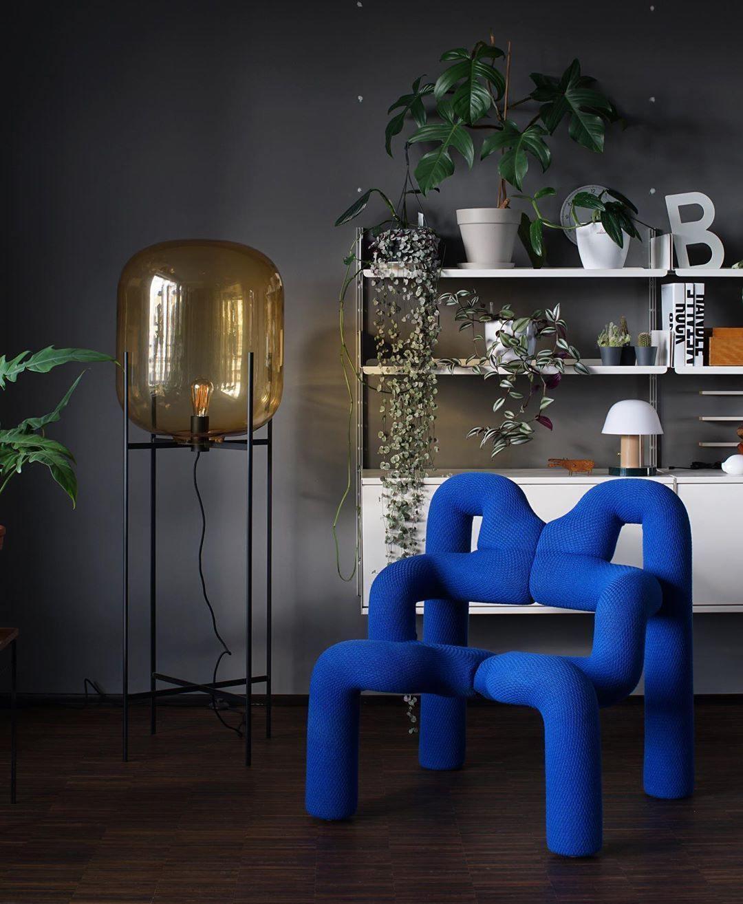 Liorivelia industriële vloerlamp van glas