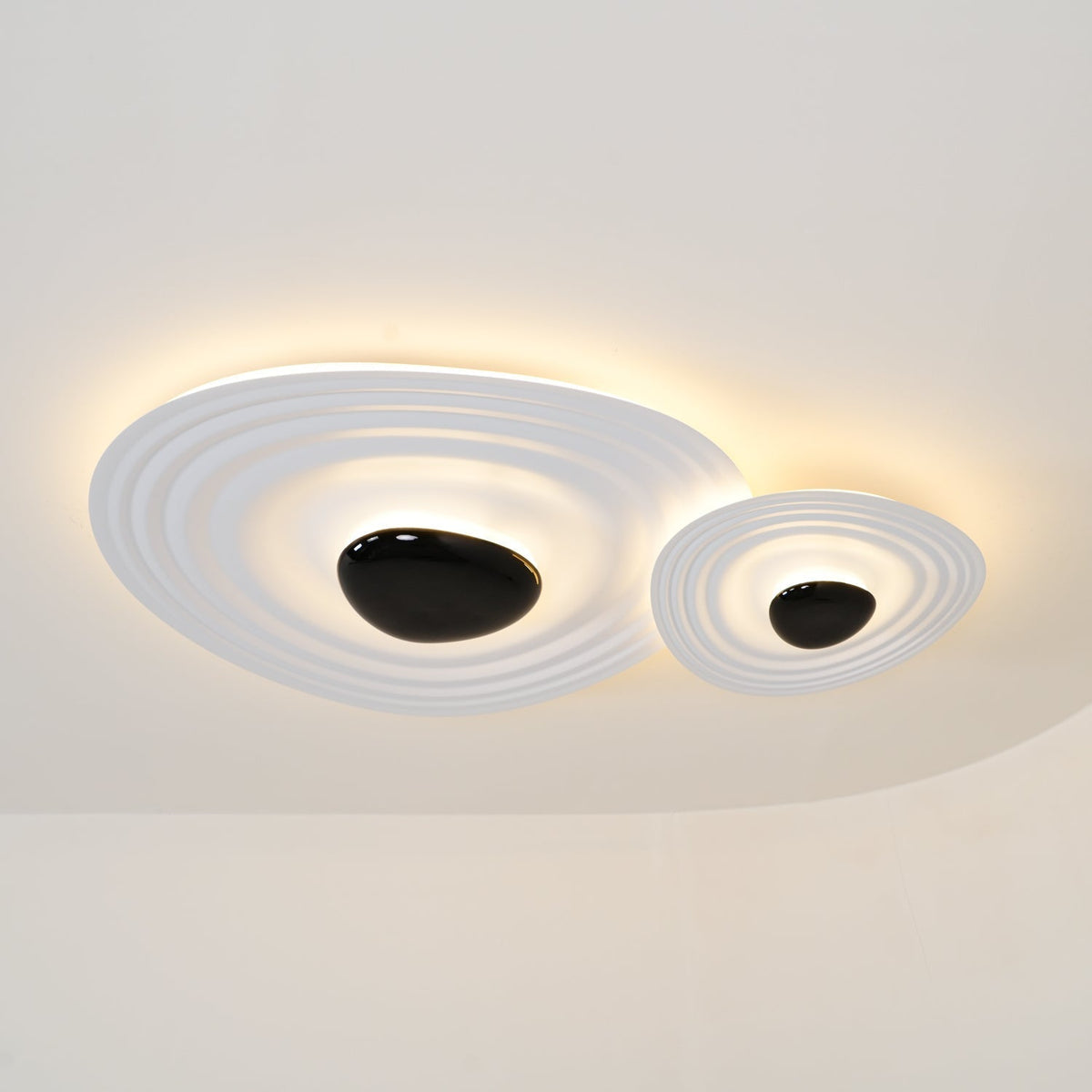 Idra plafondlamp Ripple Ring Modern sculpturaal