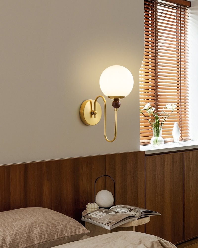 Jorvyn wandlamp met lusarm