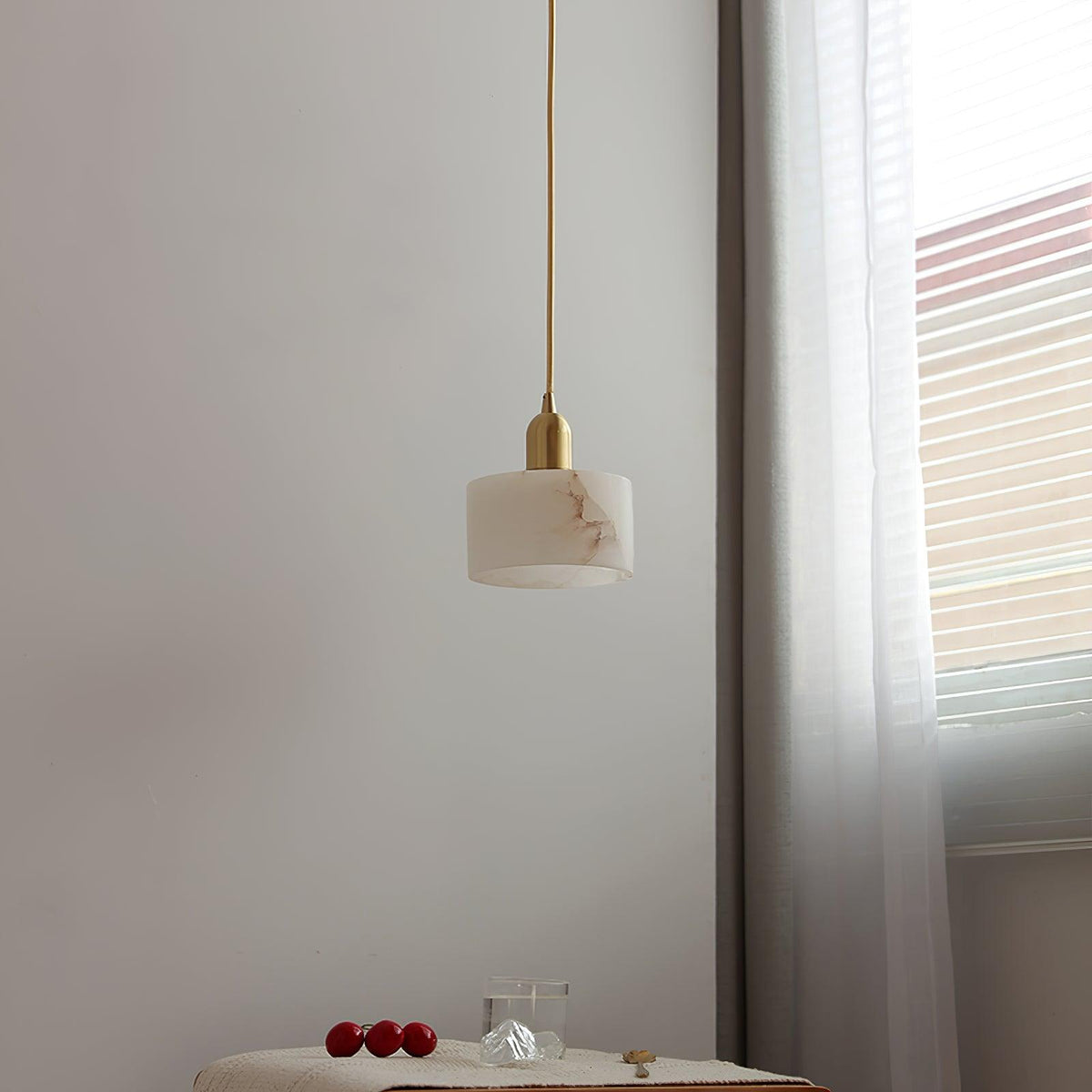 Fjara hanglamp met albast